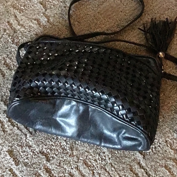 Hanson Black purse/10 inches wide 7” deep - Picture 2 of 6